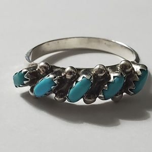Native American Turquoise Sterling Silver Ring